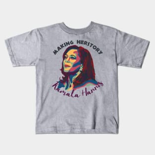 Kamala Harris - Making Herstory Kids T-Shirt